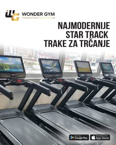 Red najmodernijih StarTrac traka za trčanje